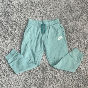 teal nike joggers